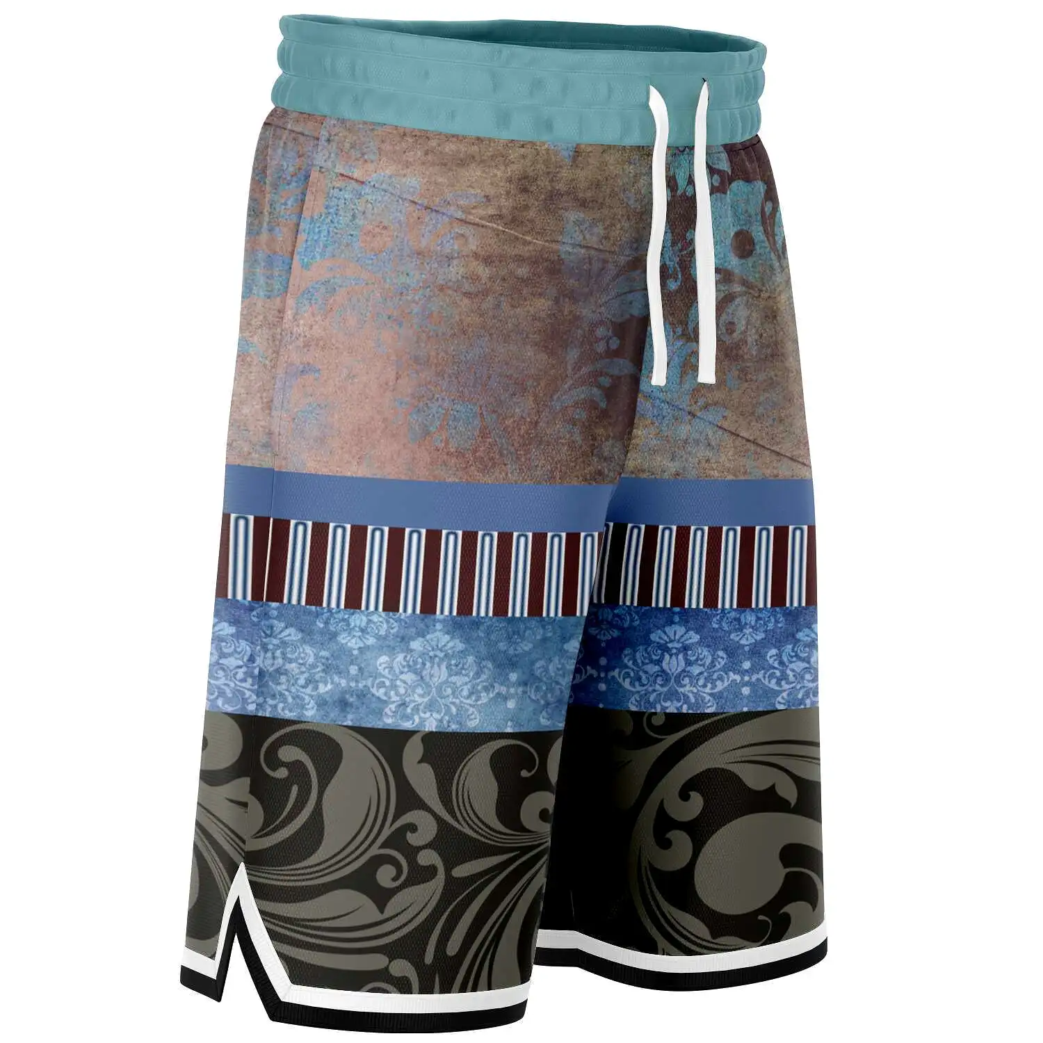 Steampunk Warrior Unisex Basketball Shorts