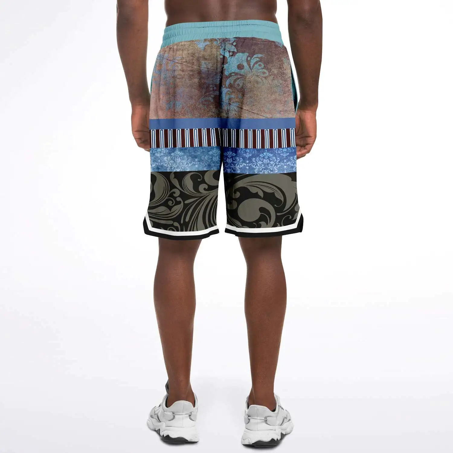 Steampunk Warrior Unisex Basketball Shorts