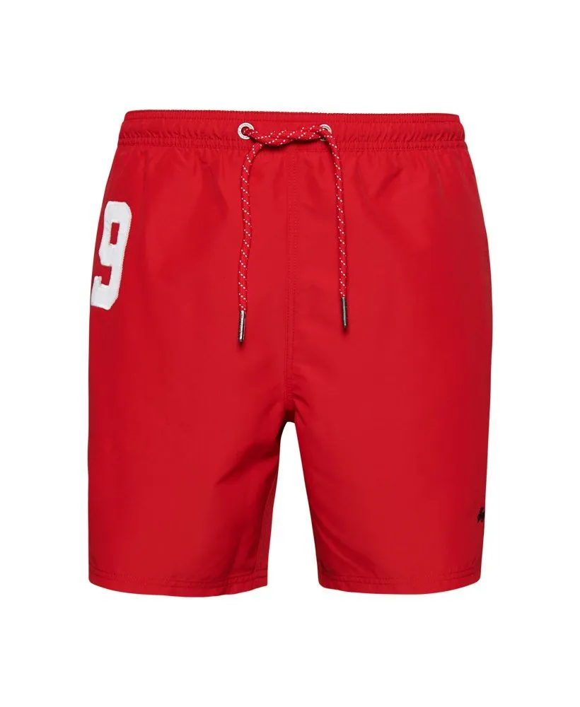 Superdry Print Swim Shorts Rouge Red