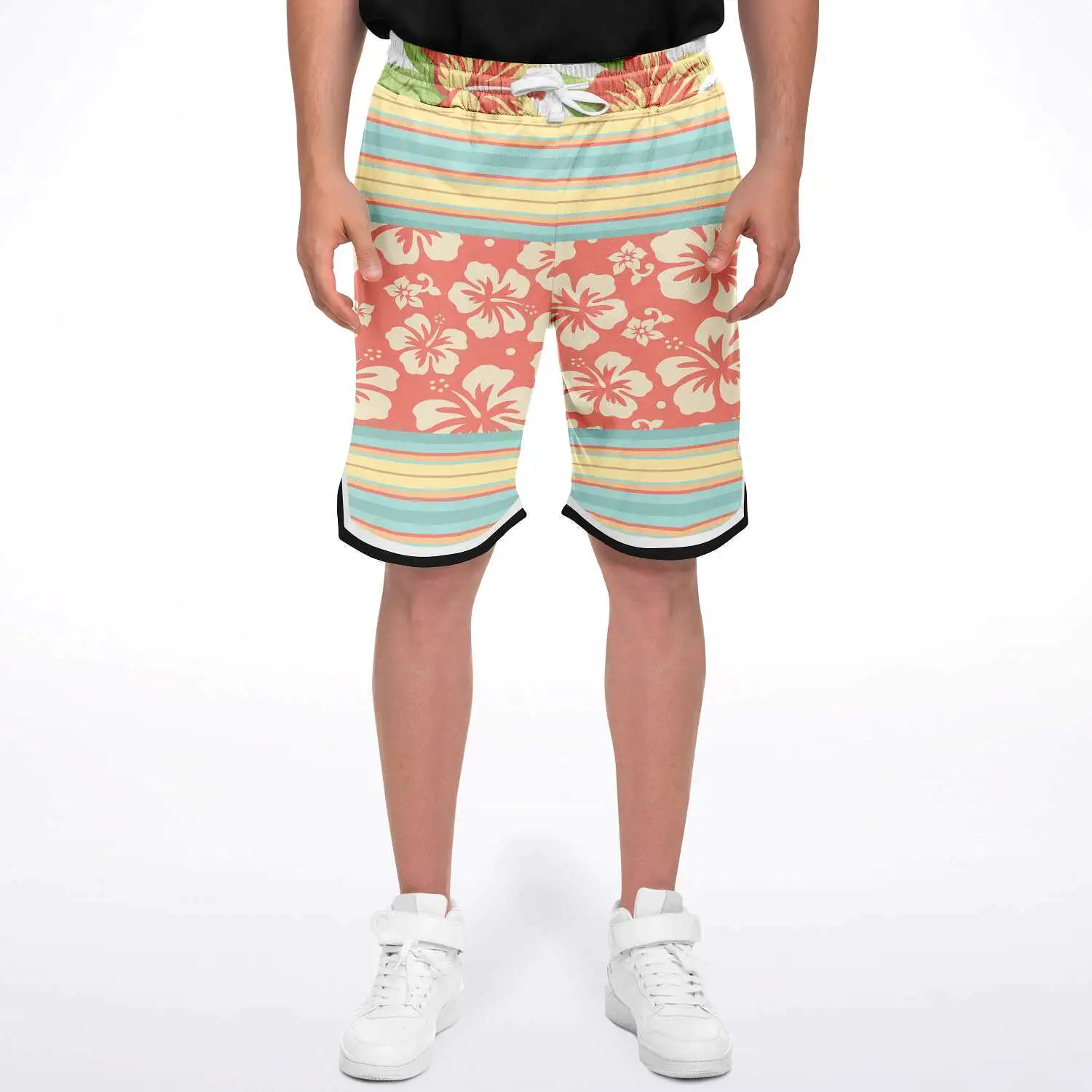 Surf's Up Kowabunga Unisex Basketball Shorts