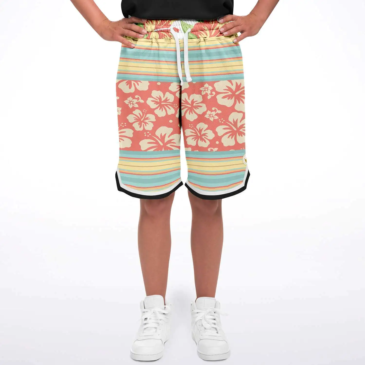 Surf's Up Kowabunga Unisex Basketball Shorts