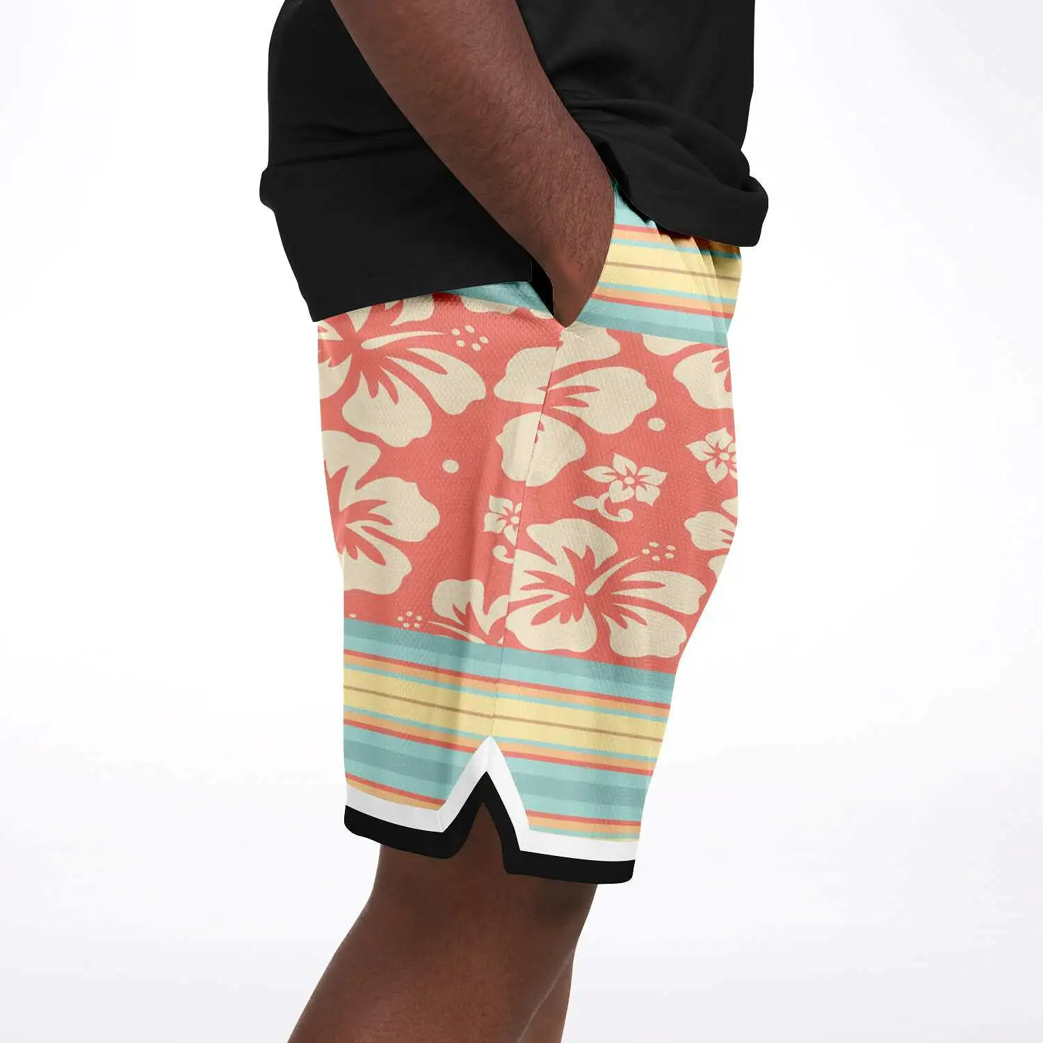 Surf's Up Kowabunga Unisex Basketball Shorts