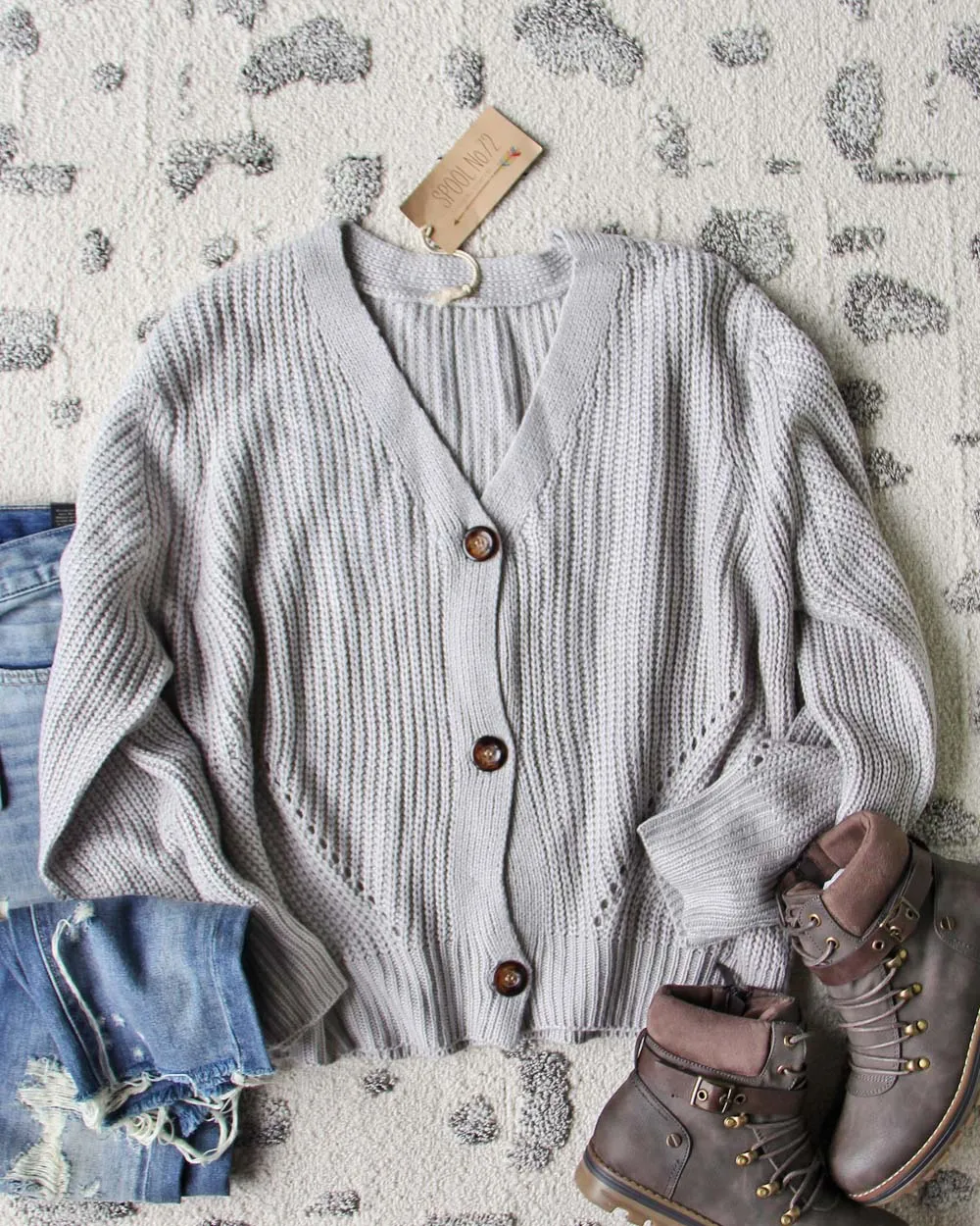 Tahoe Knit Sweater in Gray