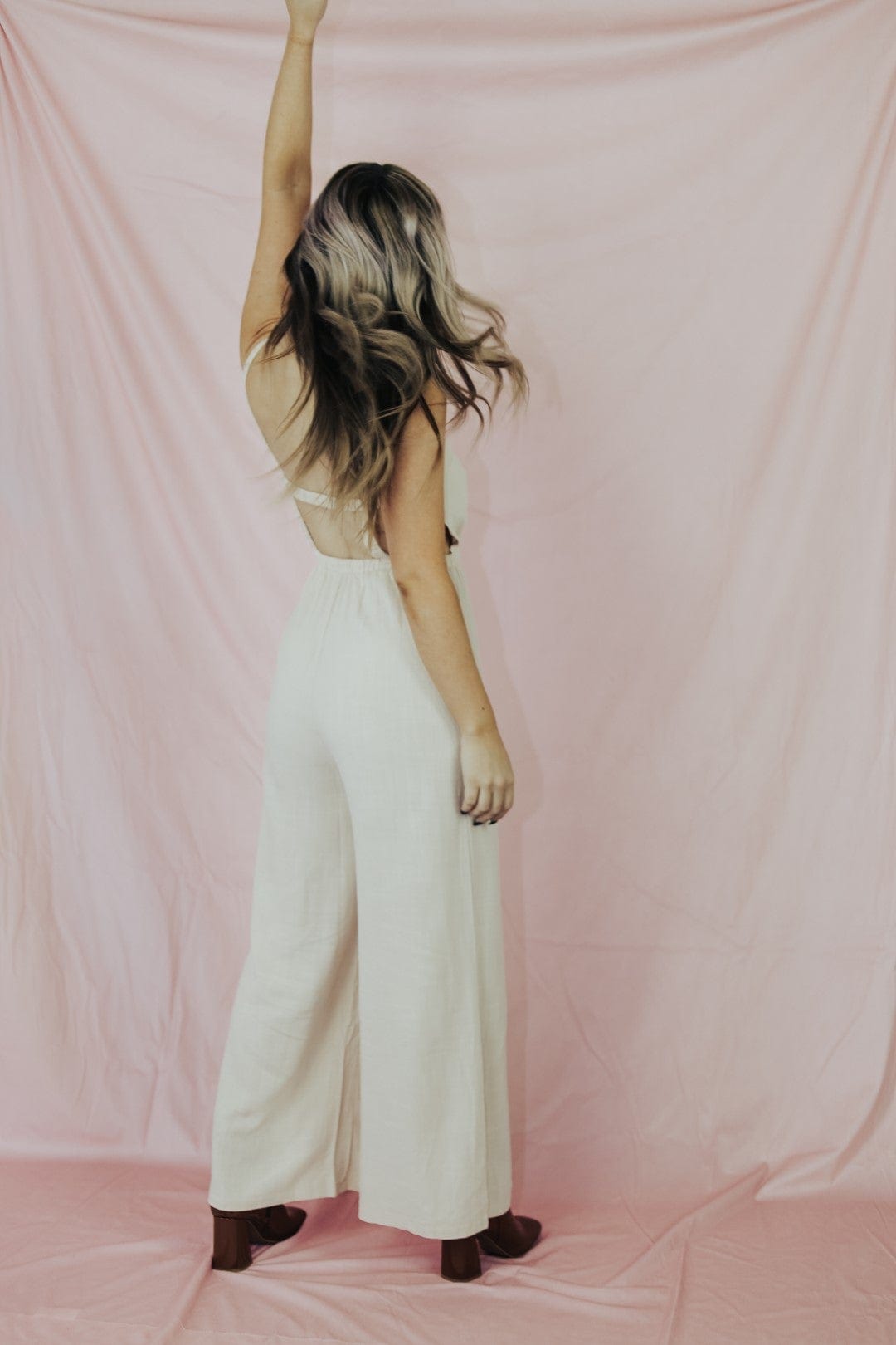 Taupe Serendipity Jumpsuit