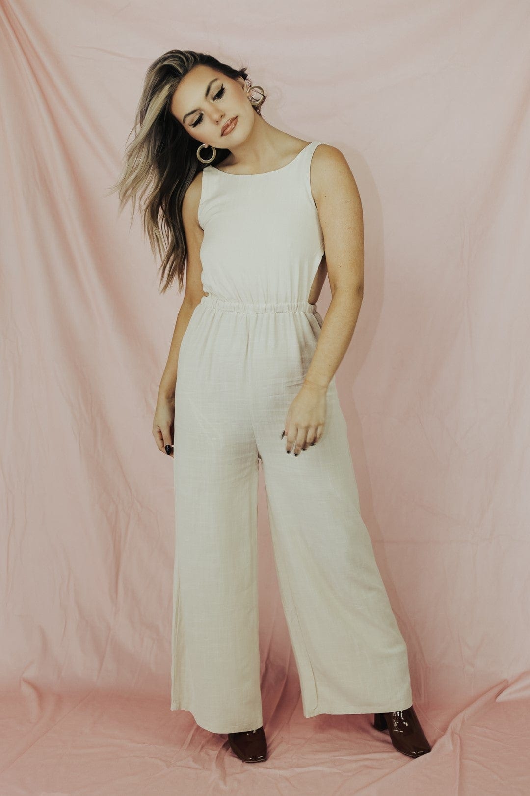 Taupe Serendipity Jumpsuit