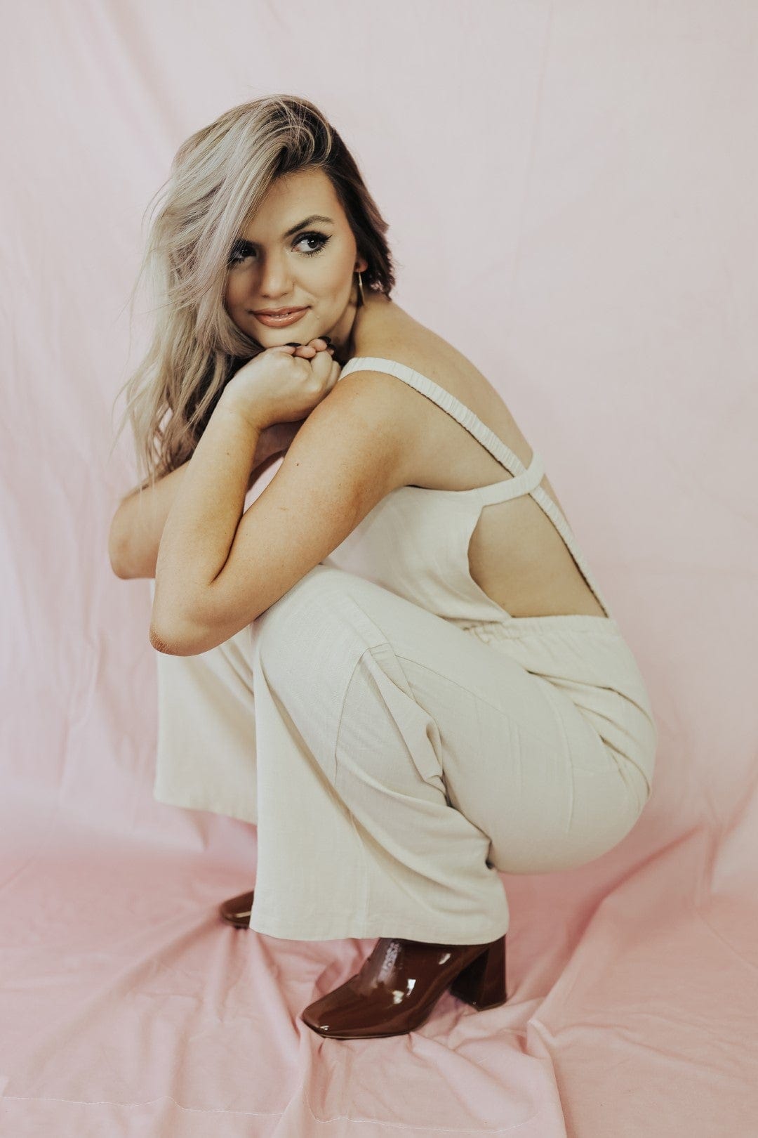 Taupe Serendipity Jumpsuit