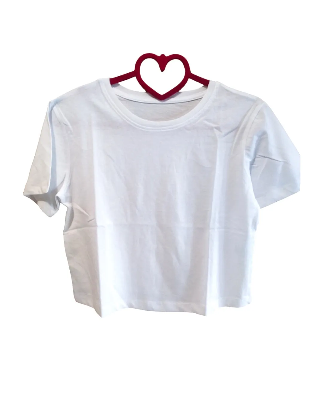 Tee crop basic 100%cotone!