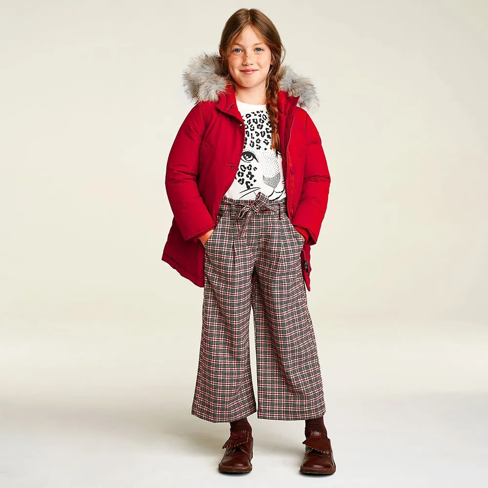 Teen Red Parka Coat