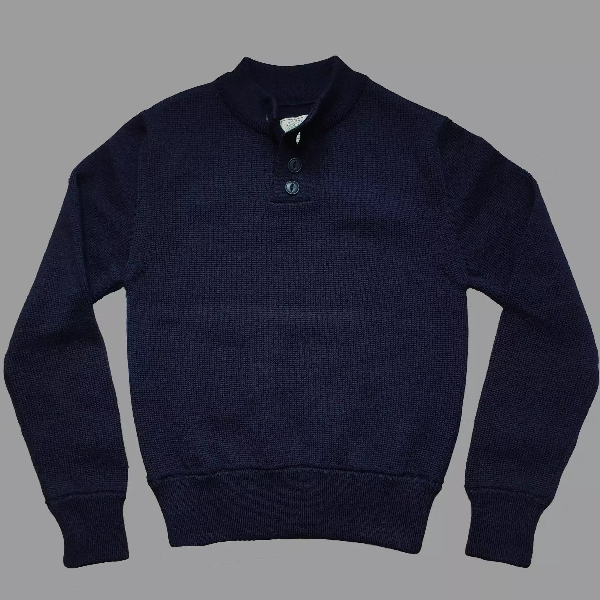 THE BRIG BUTTON FRONT - NAVY