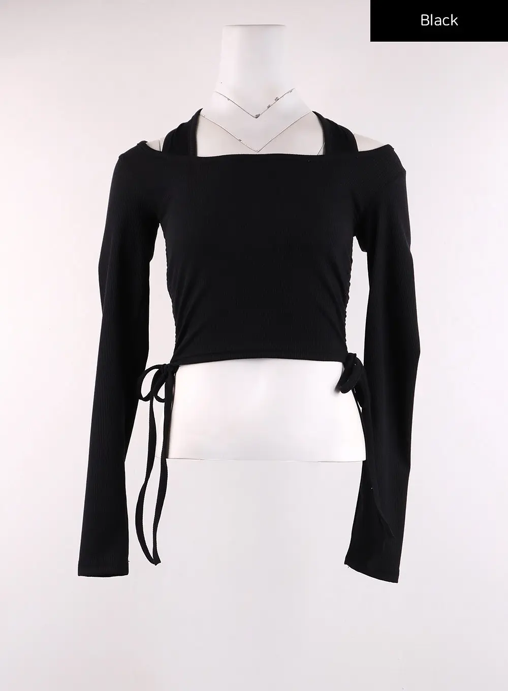 U-Neck Layered Crop Top IJ430