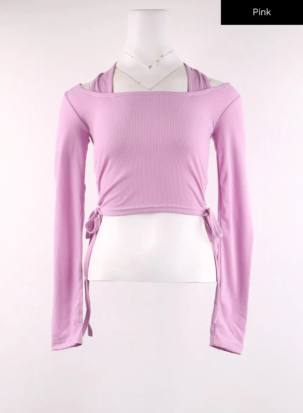 U-Neck Layered Crop Top IJ430