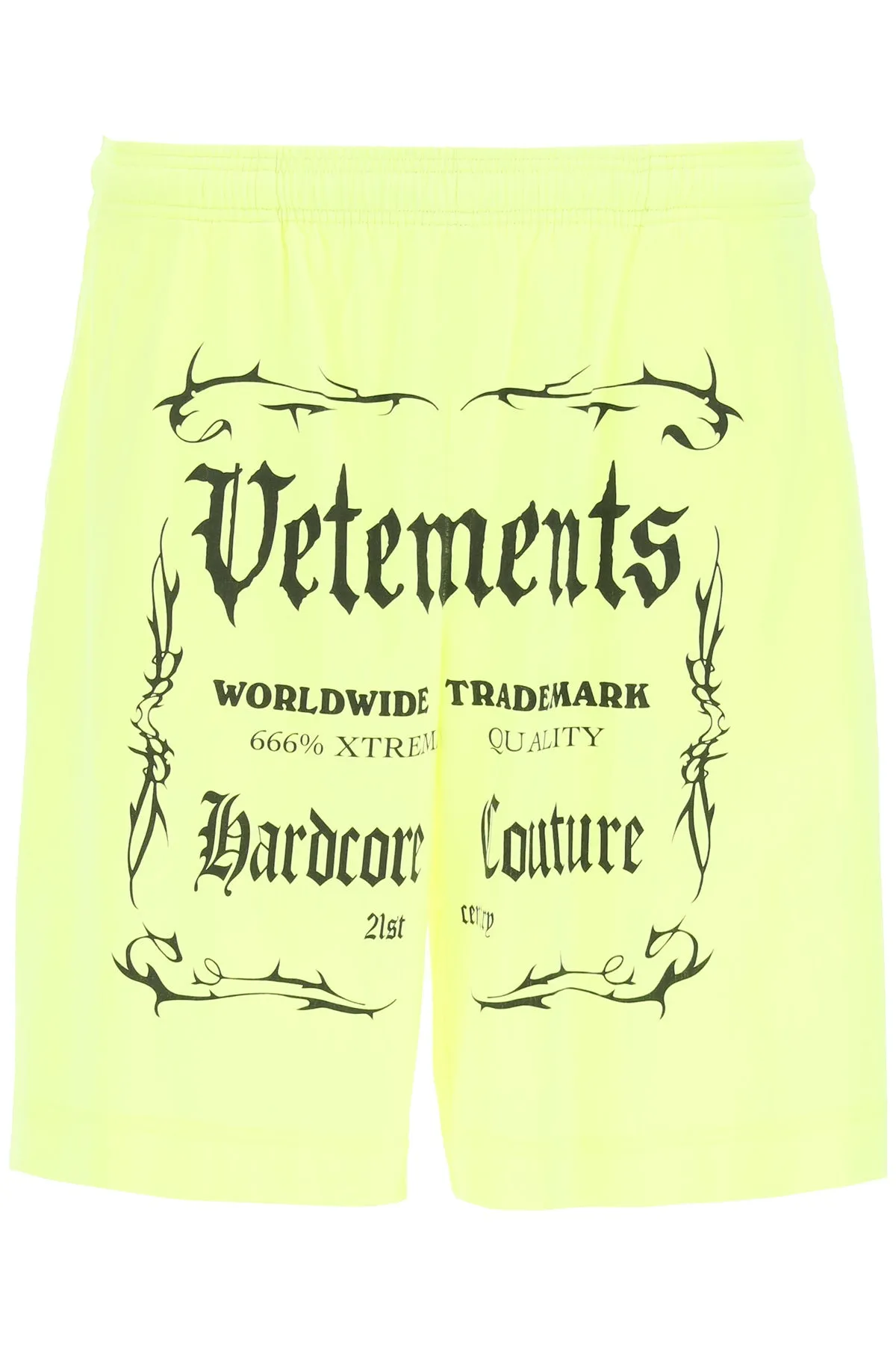 Vetements Logo Print Track Shorts