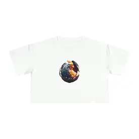 Women's Chicken Bash Crop Tee