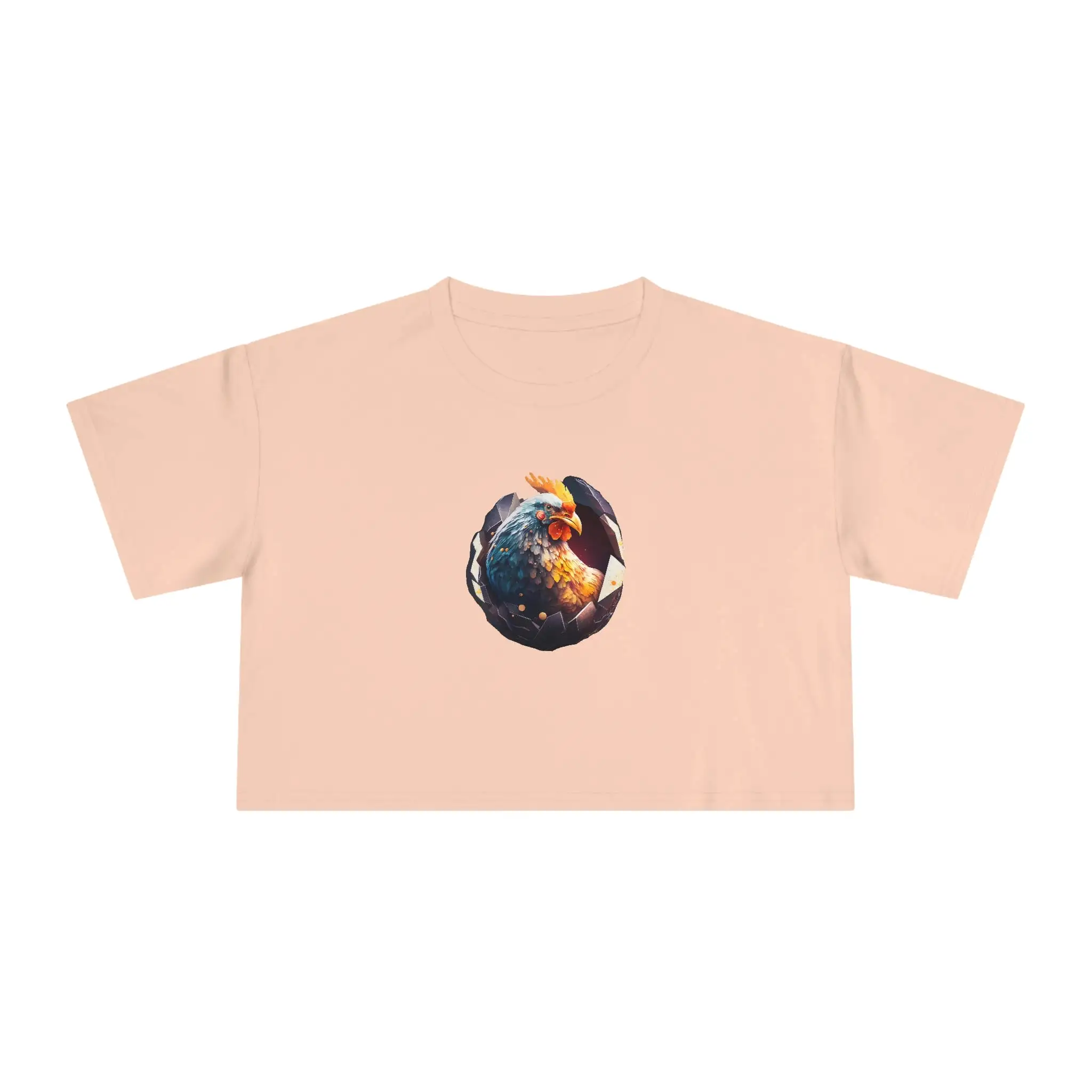 Women's Chicken Bash Crop Tee