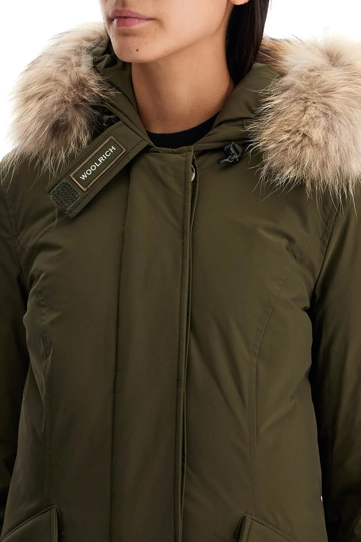 Woolrich Luxury Arctic Parka With Fur   Khaki